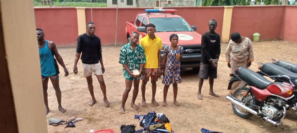 EKITI AMOTEKUN CORPS ARRESTS NOTORIOUS MOTORCYCLE SNATCHERS, BURGLARS ...